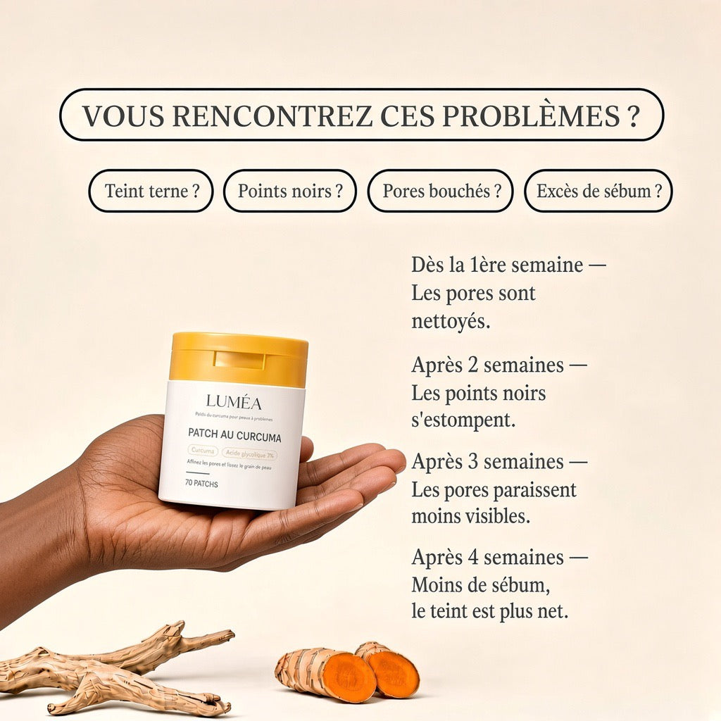 Patchs au curcuma Luméa