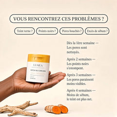 Patchs au curcuma Luméa